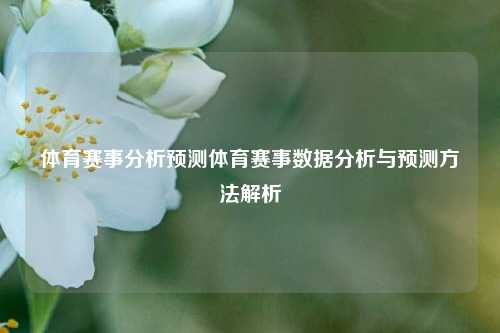 体育赛事分析预测体育赛事数据分析与预测方法解析