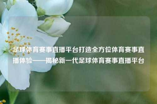 足球体育赛事直播平台打造全方位体育赛事直播体验——揭秘新一代足球体育赛事直播平台