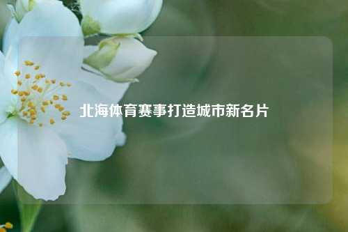 北海体育赛事打造城市新名片