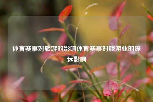 体育赛事对旅游的影响体育赛事对旅游业的深远影响