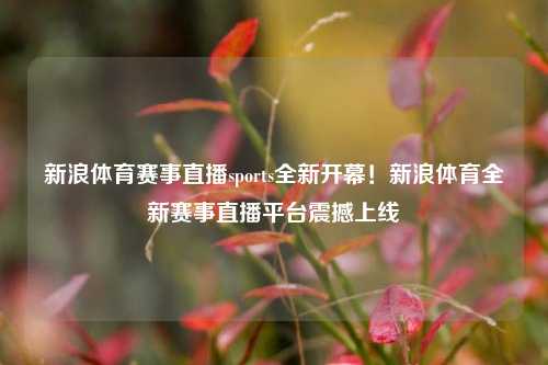 新浪体育赛事直播sports全新开幕！新浪体育全新赛事直播平台震撼上线