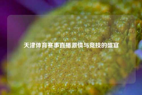 天津体育赛事直播激情与竞技的盛宴